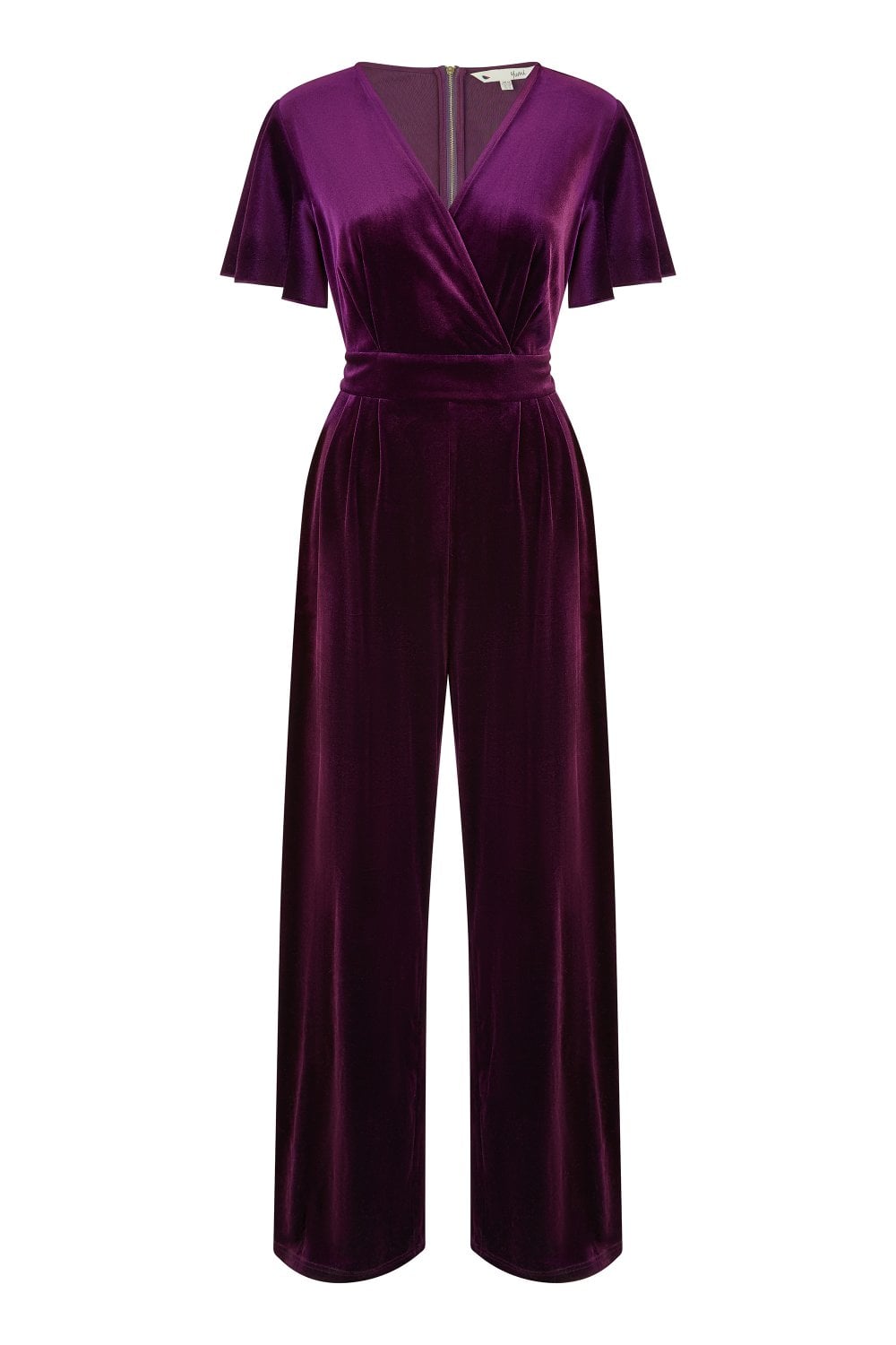 Purple jumpsuit on a white background