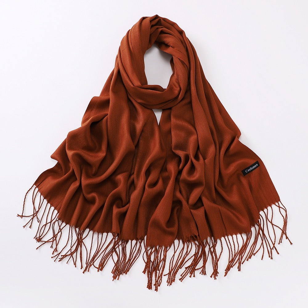 Women's Soft Cashmere-Feel Long Scarf