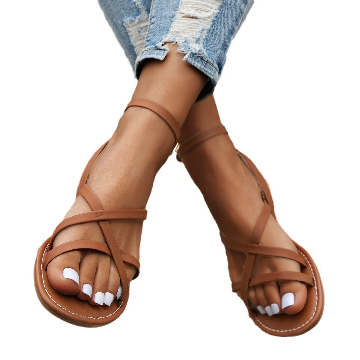 Brown sandals