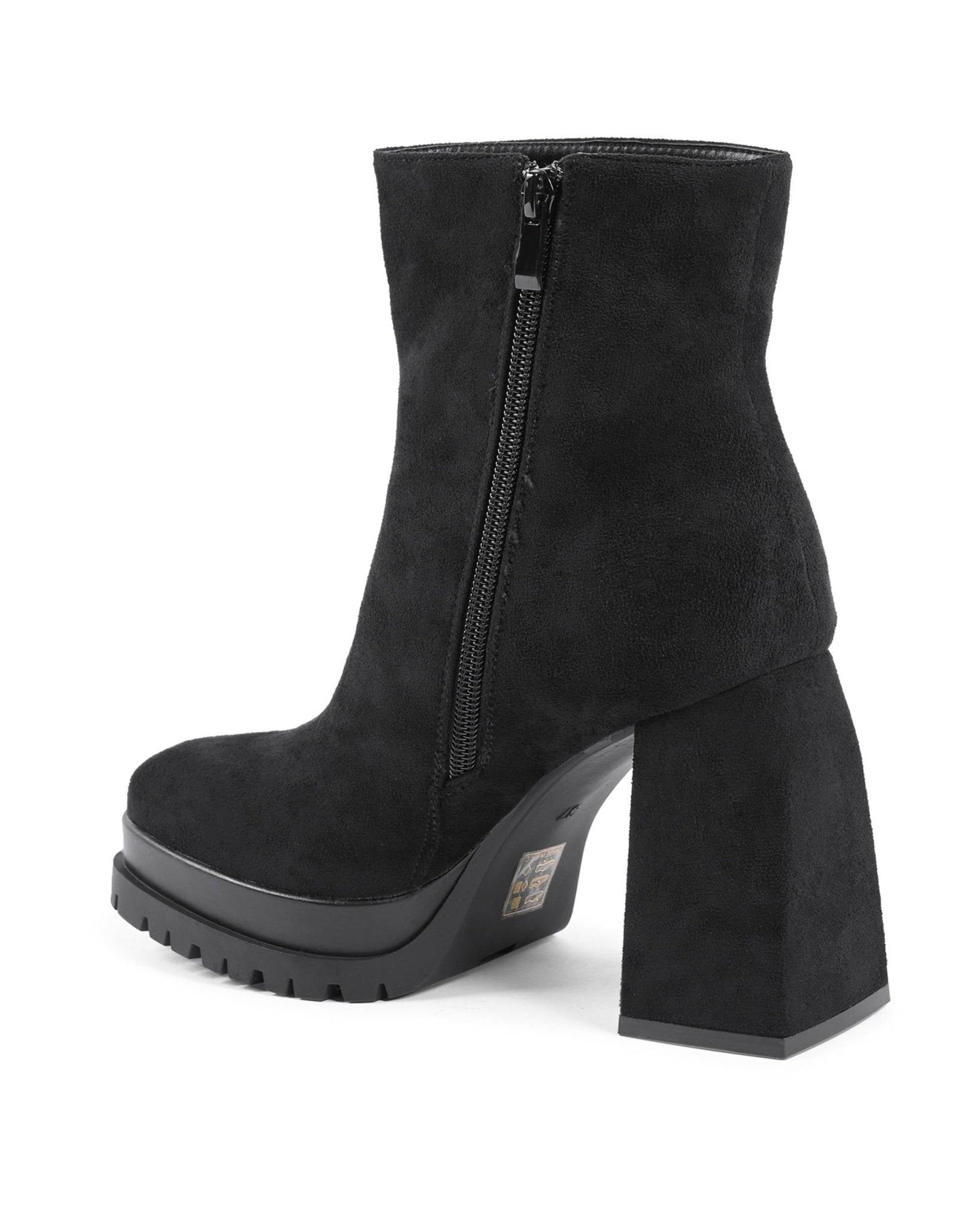 19V69 Italia Black Ankle Boots - Designer Women's Italian Style Boots - Style Queenz