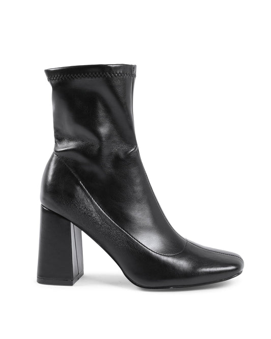 19V69 Italia Black Ankle Boots - Women's 9cm Heel Boots | Designer Footwear - Style Queenz