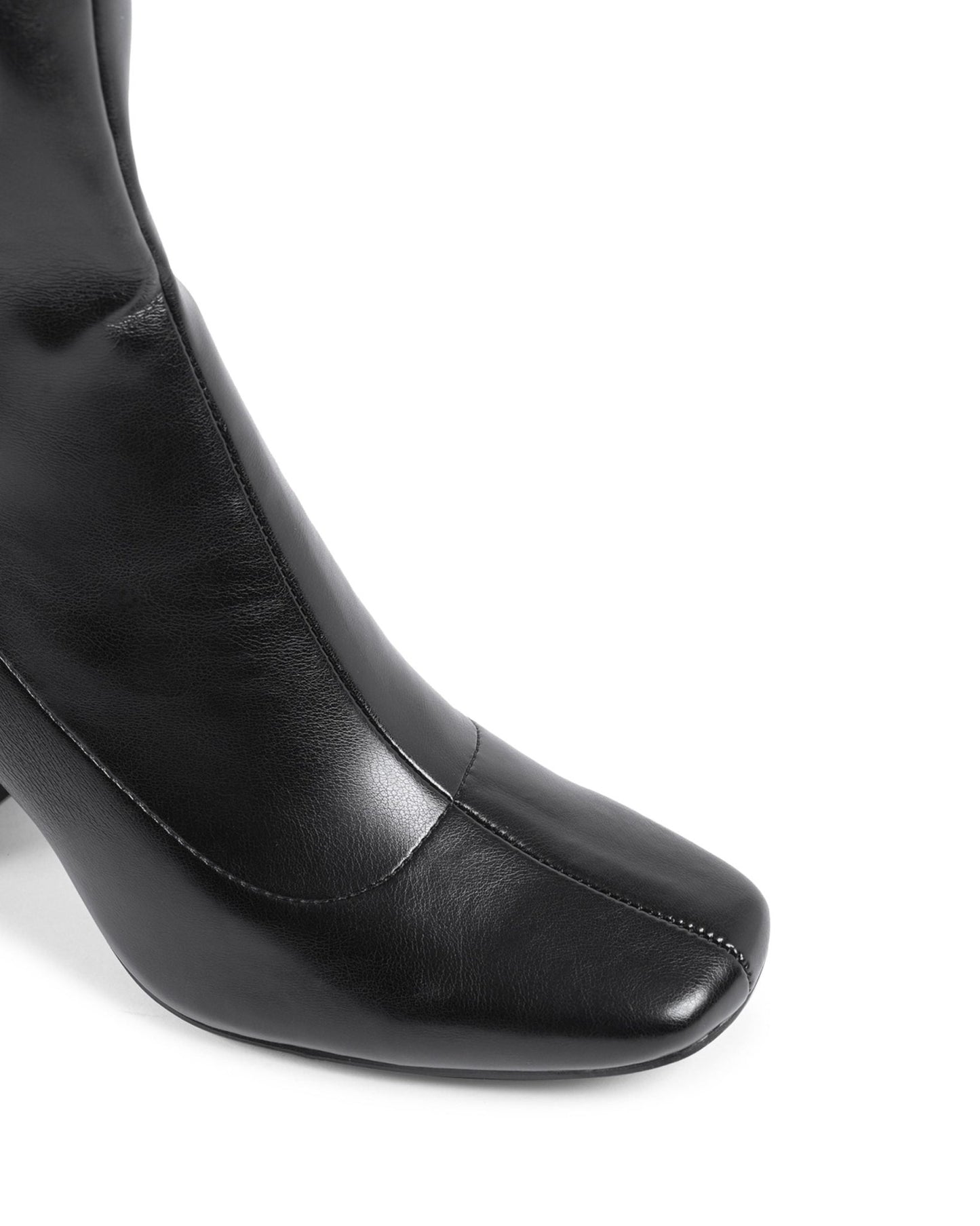 19V69 Italia Black Ankle Boots - Women's 9cm Heel Boots | Designer Footwear - Style Queenz