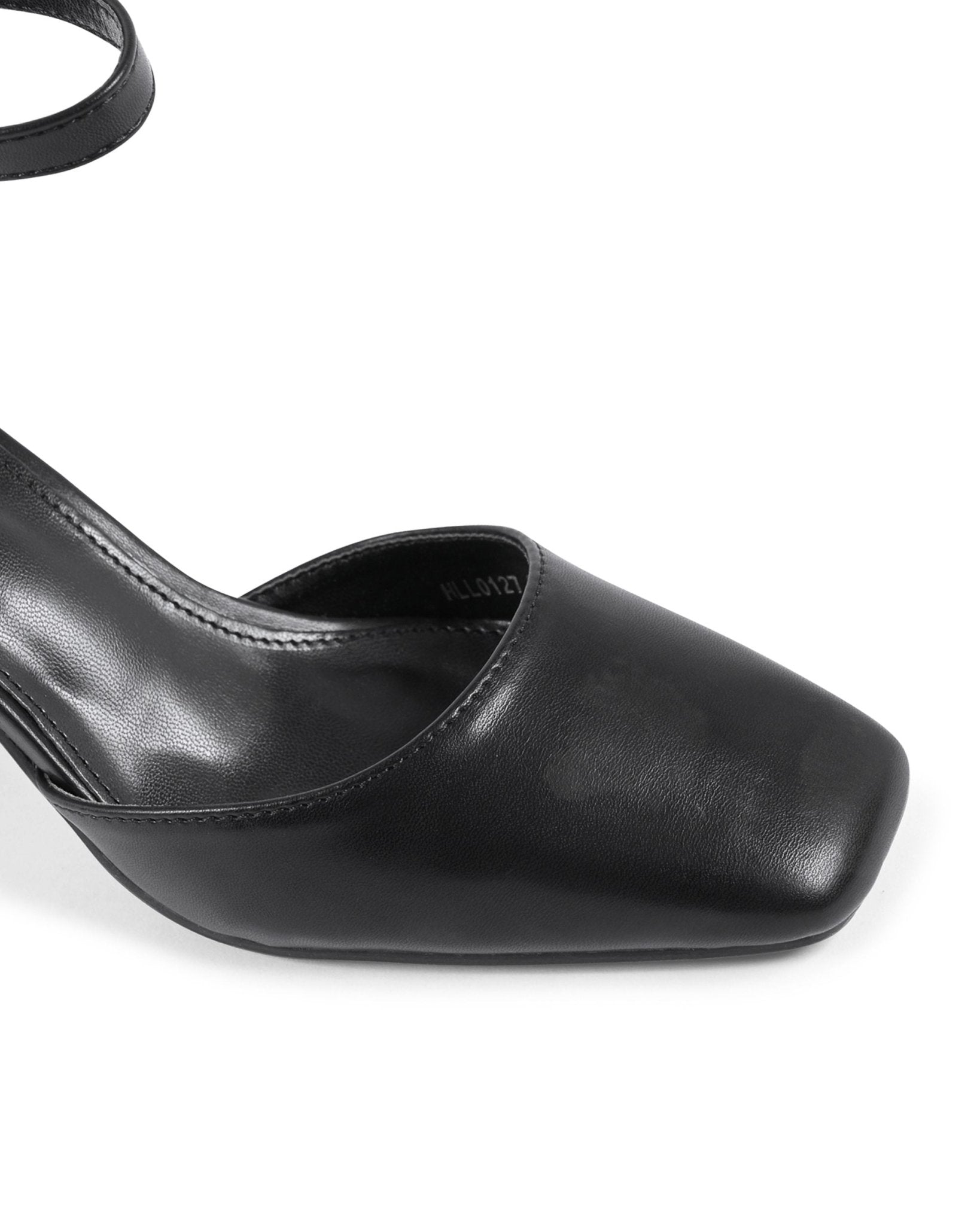 19V69 Italia Black Ankle Strap Pumps - Designer Heels | Style Queenz - Style Queenz