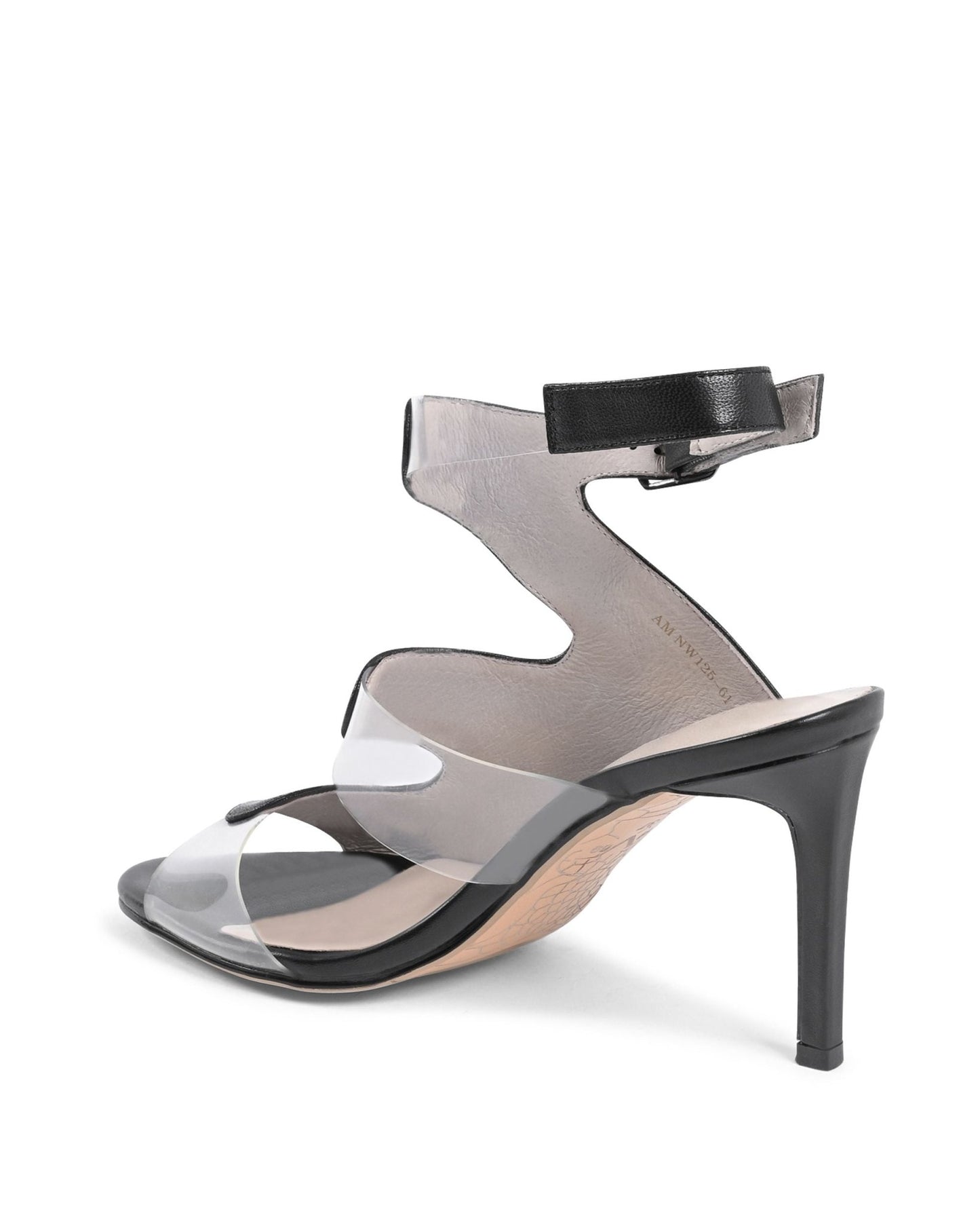 19V69 Italia Black Leather Sandals - Women's Designer Heels 9cm AM NW125 - 61 - Style Queenz
