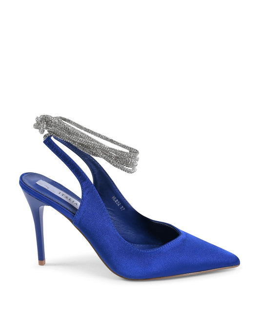 19V69 Italia Blue Pumps - Designer Women's High Heel Shoes - Style Queenz