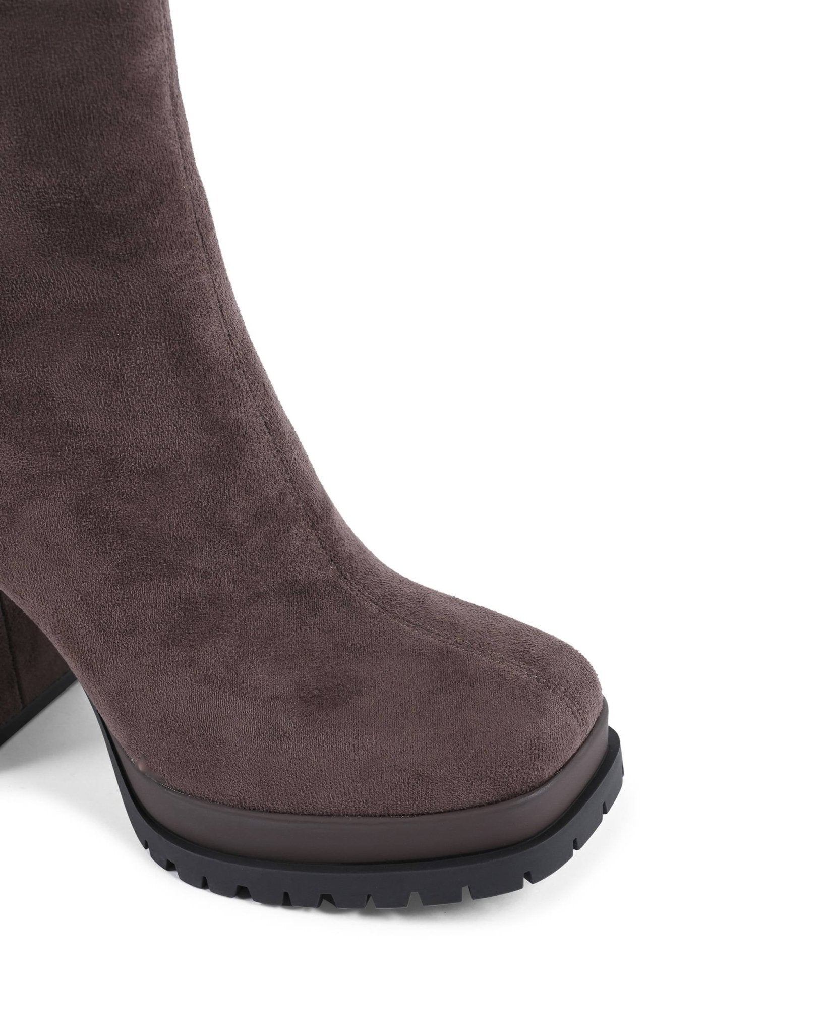 19V69 Italia Brown Women's Ankle Boots - Premium Fabric High Heel Boots - Style Queenz