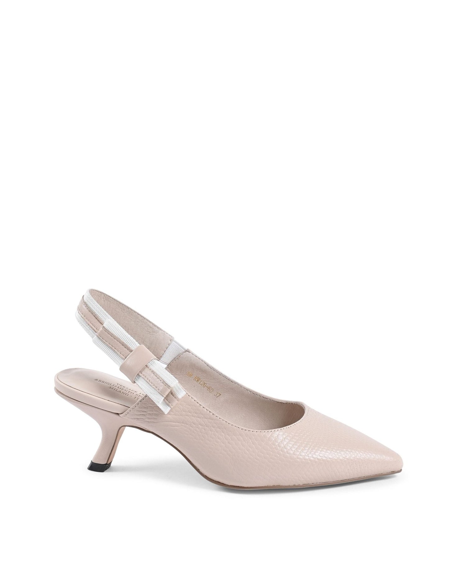 19V69 Italia Women's Beige Leather Sandals AM NW126 - 60 - Italian Designer Heels 6cm - Style Queenz