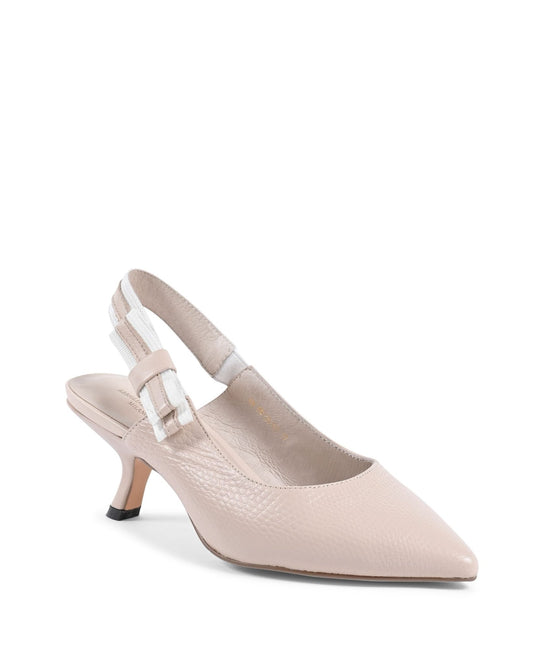 19V69 Italia Women's Beige Leather Sandals AM NW126 - 60 - Italian Designer Heels 6cm - Style Queenz