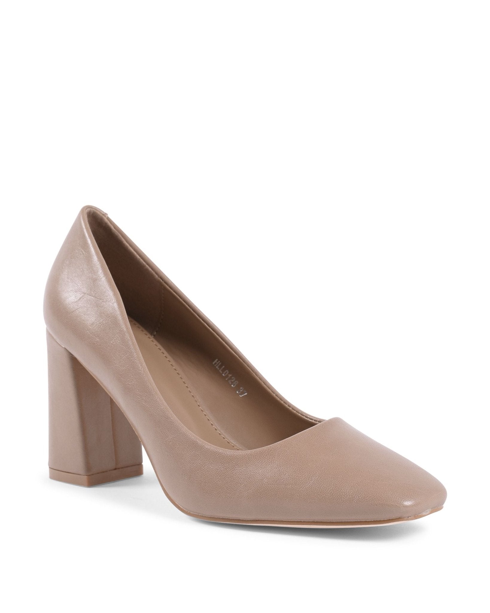 19V69 Italia Women's Beige Pump Heels - 8cm Synthetic Leather | Designer Footwear - Style Queenz