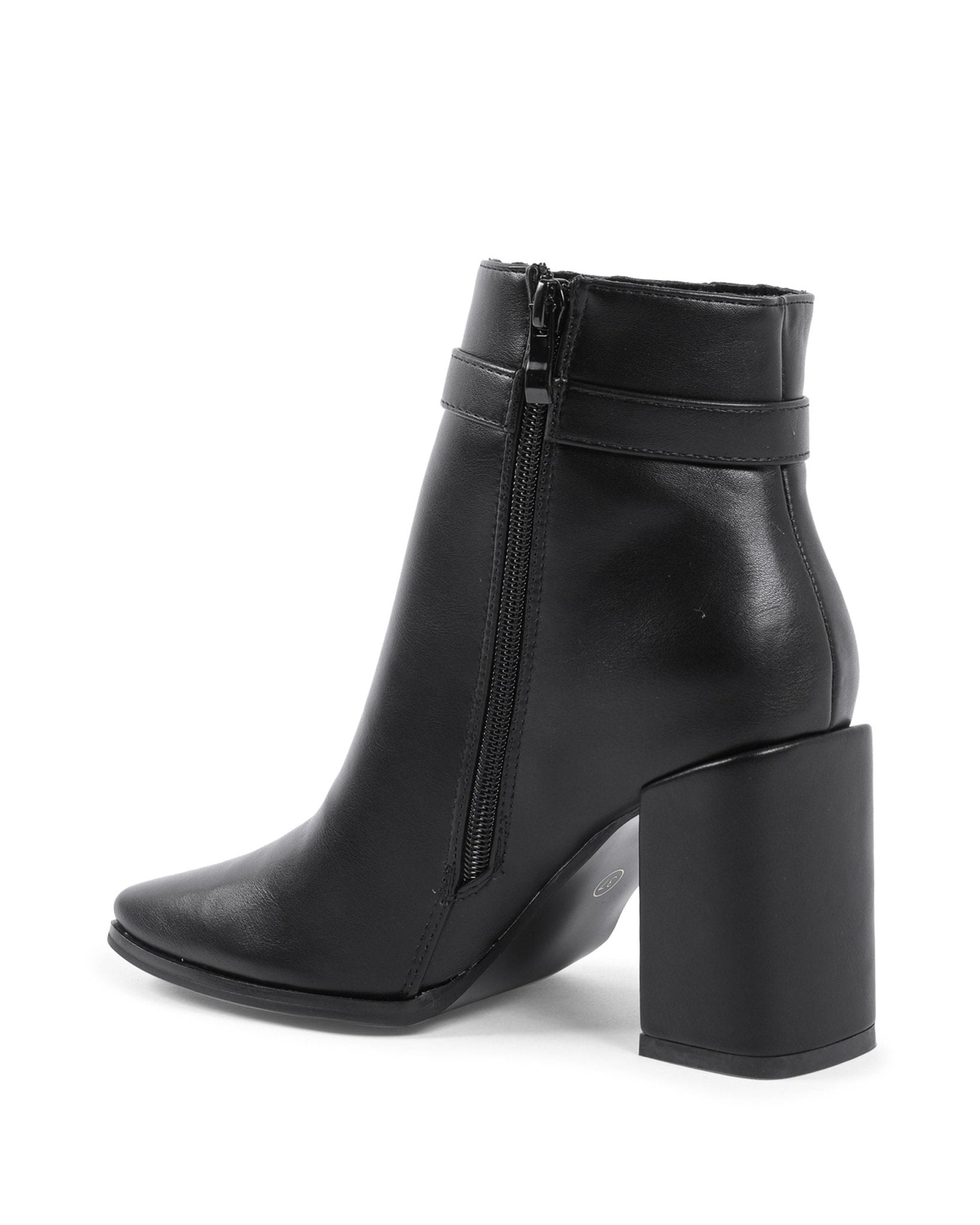 19V69 Italia Women's Black Ankle Boots X730 - Designer Heeled Boots 9cm - Style Queenz