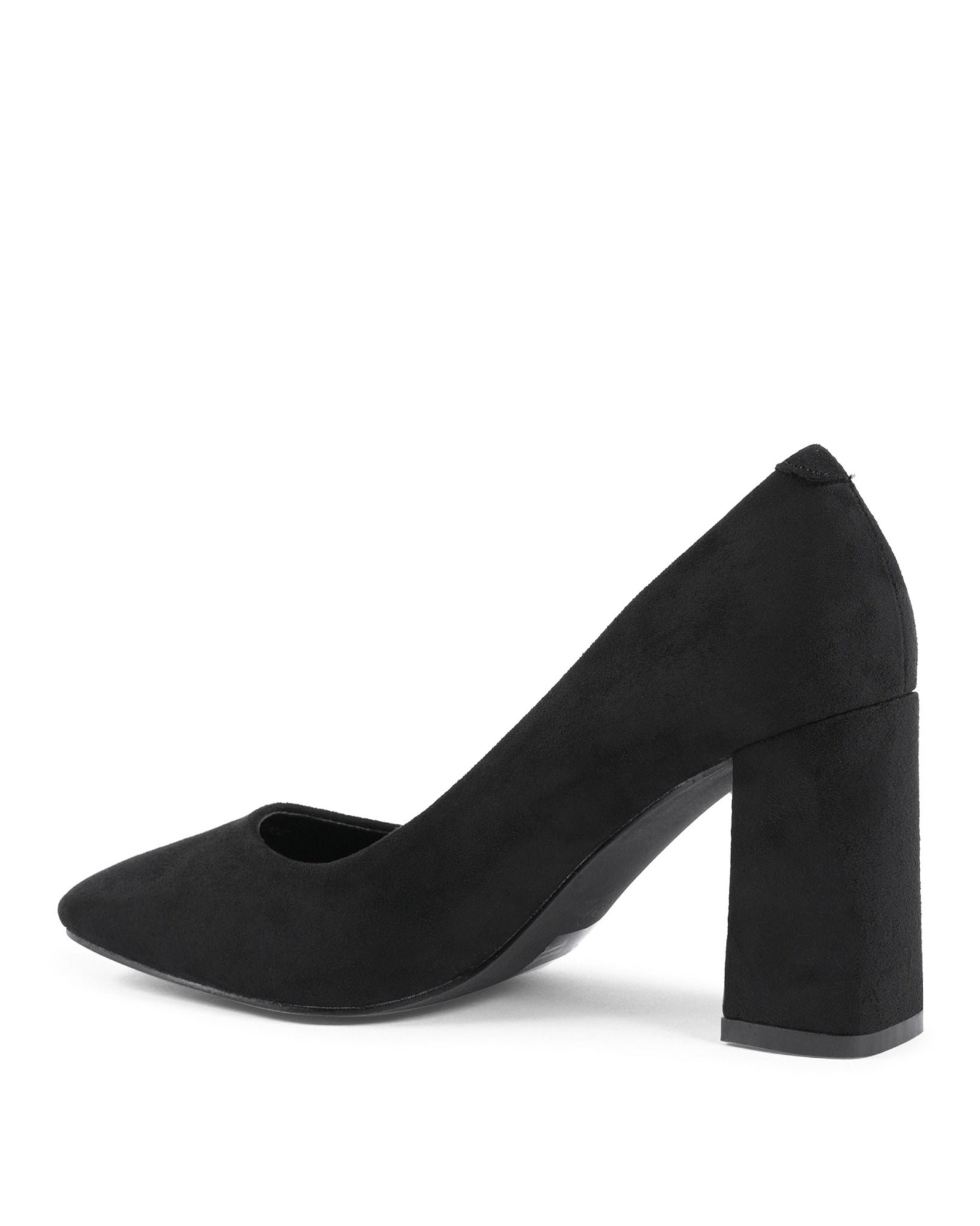 19V69 Italia Women's Black Pumps - Premium Fabric Designer Heels 8cm - Style Queenz
