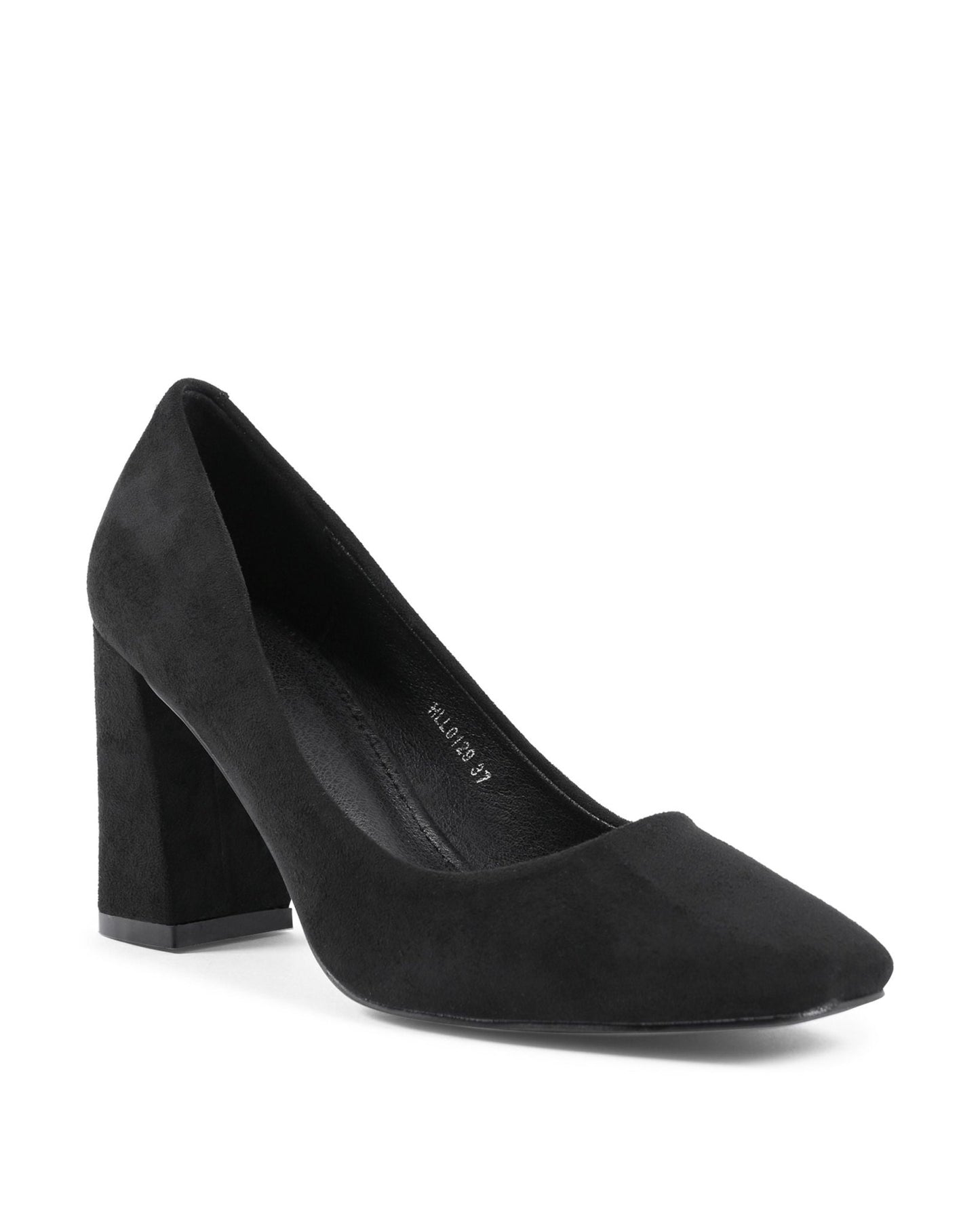 19V69 Italia Women's Black Pumps - Premium Fabric Designer Heels 8cm - Style Queenz