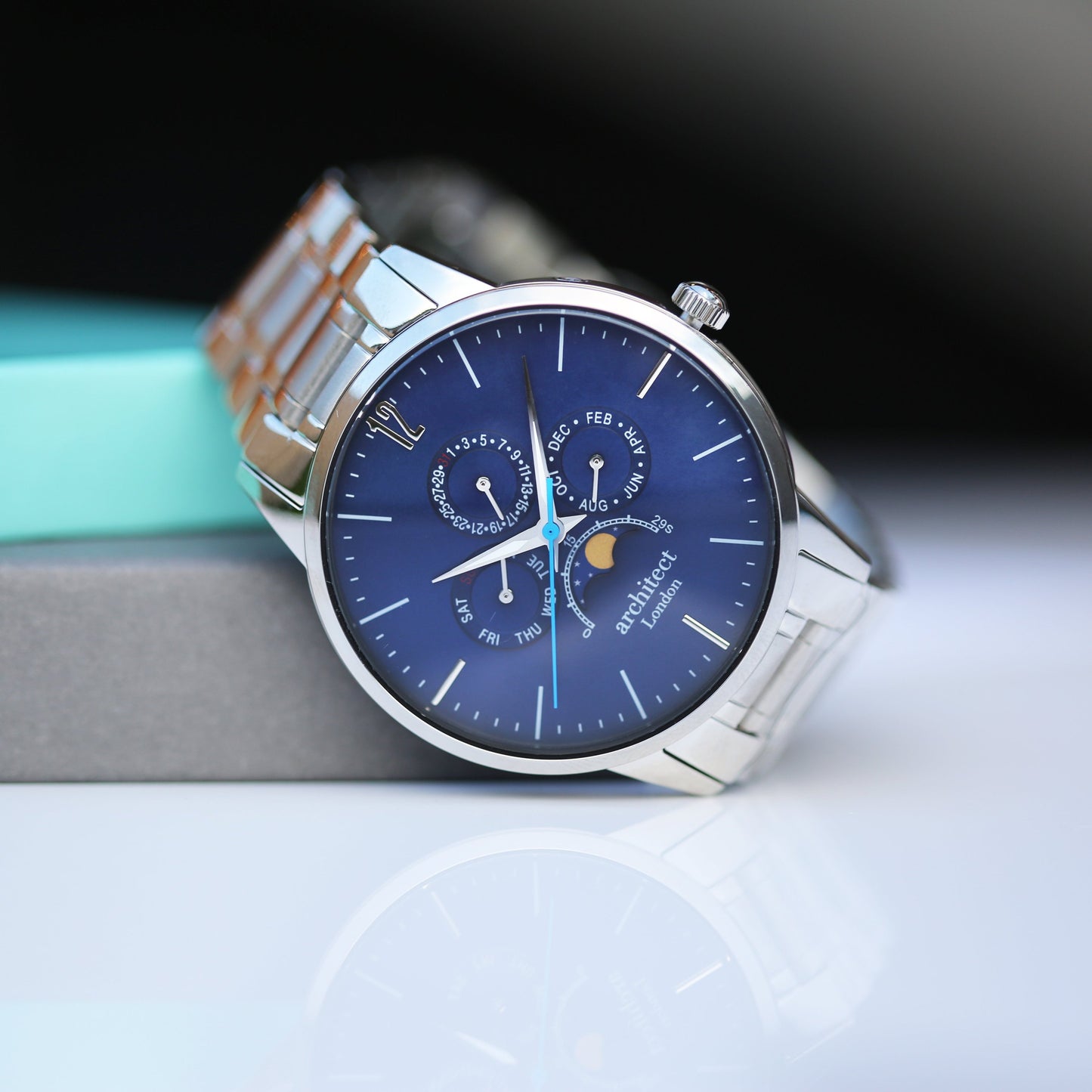 Apollo Blue Architect Watch - Men's Luxury Timepiece