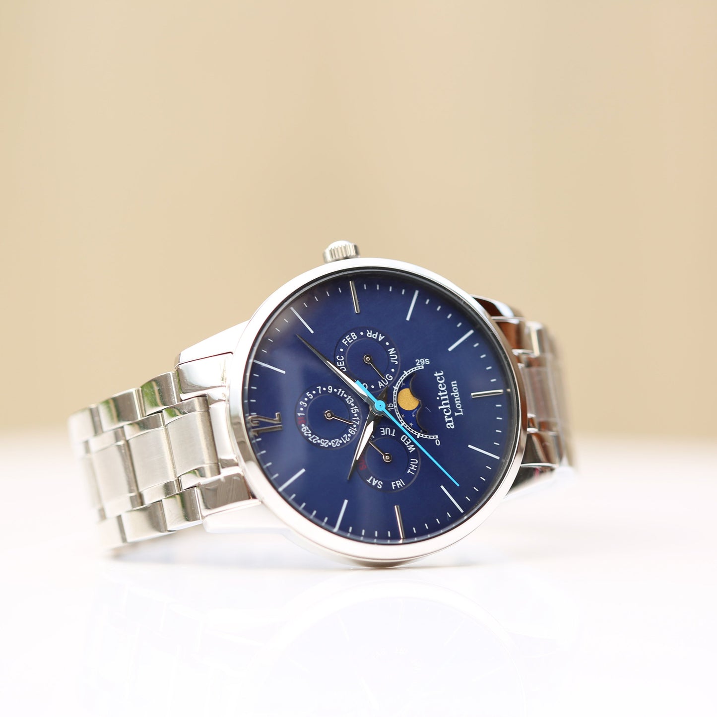 Apollo Blue Architect Watch - Men's Luxury Timepiece