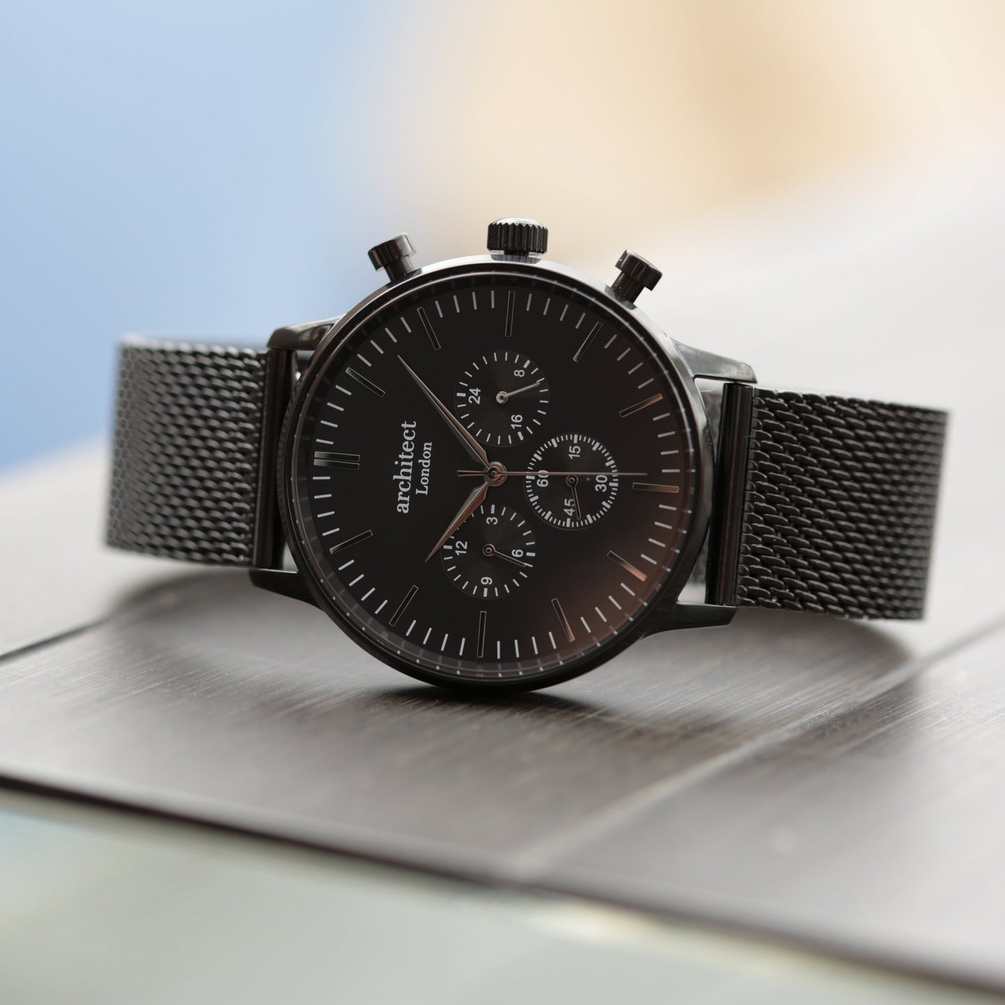 Architect Motivator Black Watch - Men's Luxury Timepiece