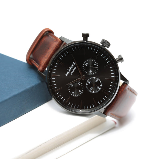 Architect Motivator Black Watch - Men's Luxury Timepiece