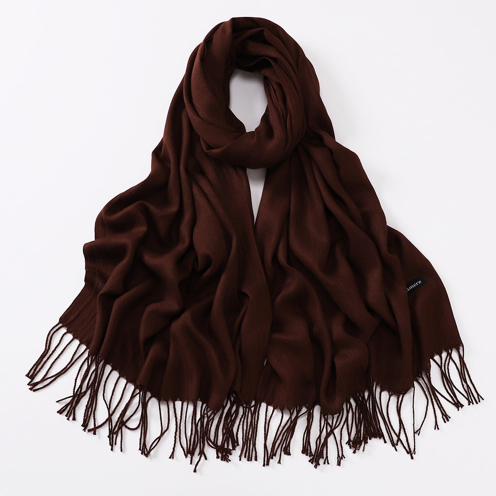 Women's Soft Cashmere-Feel Long Scarf