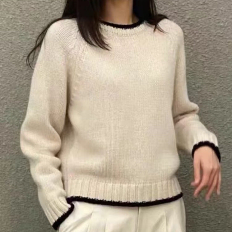 Women's Color Block Pullover Sweater