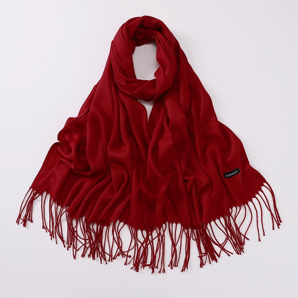 Women's Soft Cashmere-Feel Long Scarf