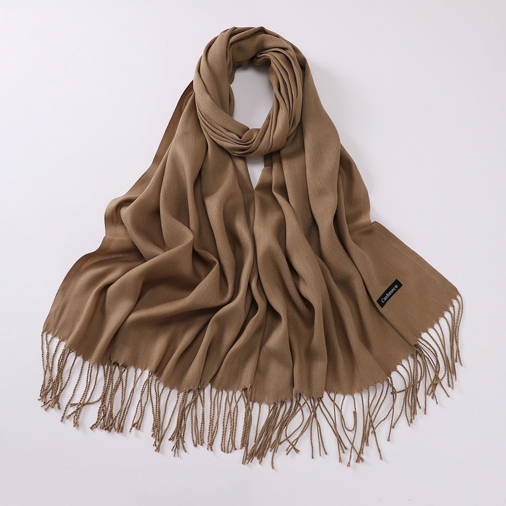 Women's Soft Cashmere-Feel Long Scarf