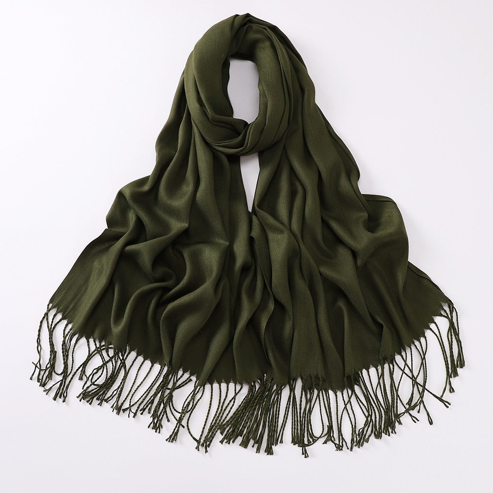 Women's Soft Cashmere-Feel Long Scarf