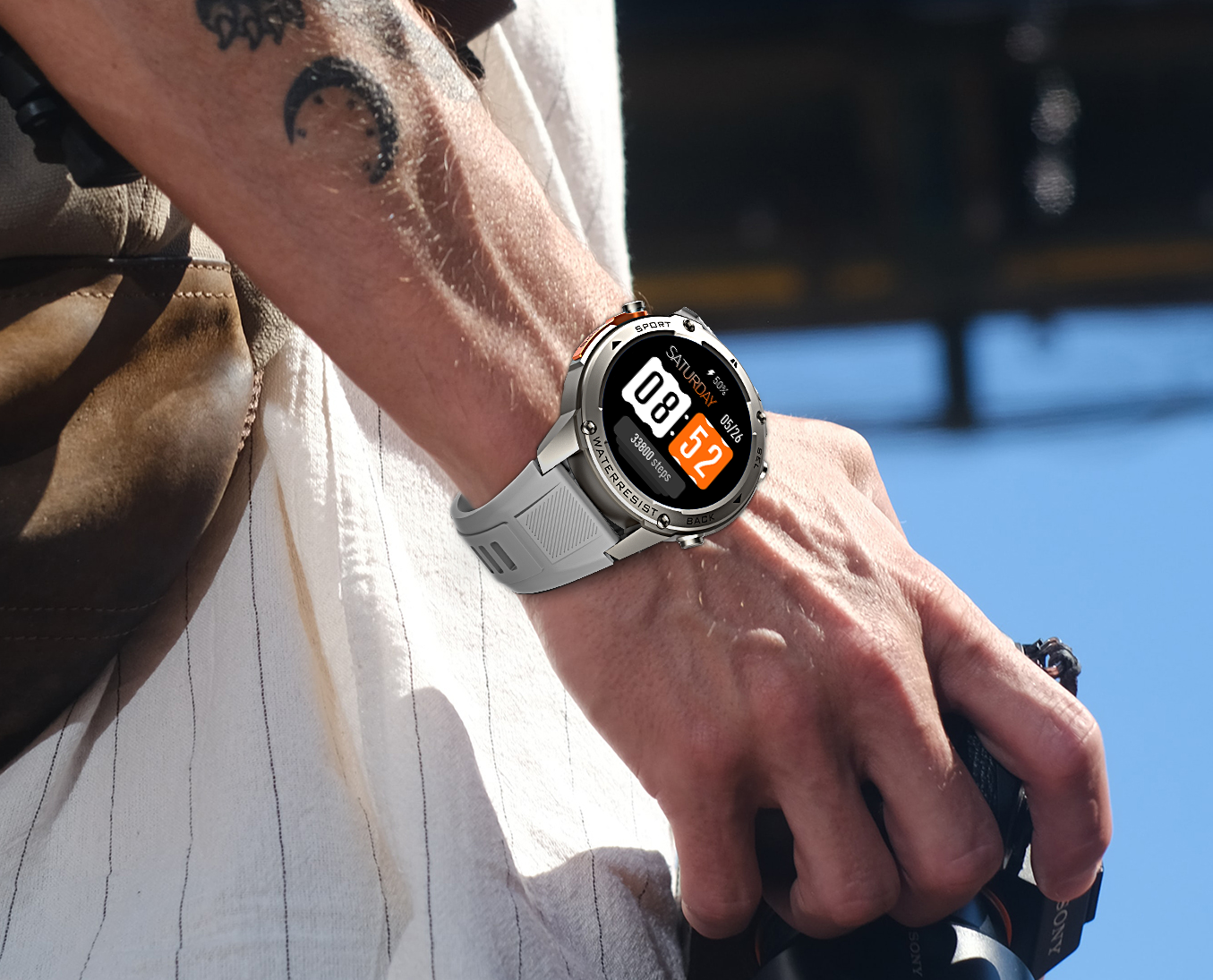 Bardman SmartX Military GPS Watch - 180+ Modes