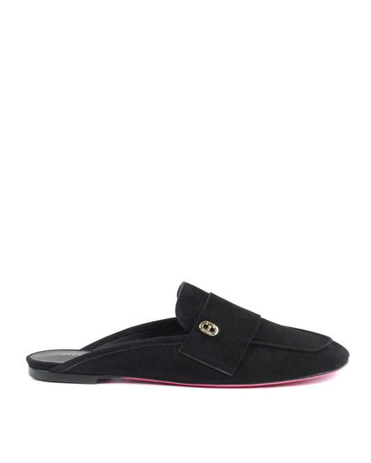 Italian Suede Leather Sandals - Dee Jem Backless