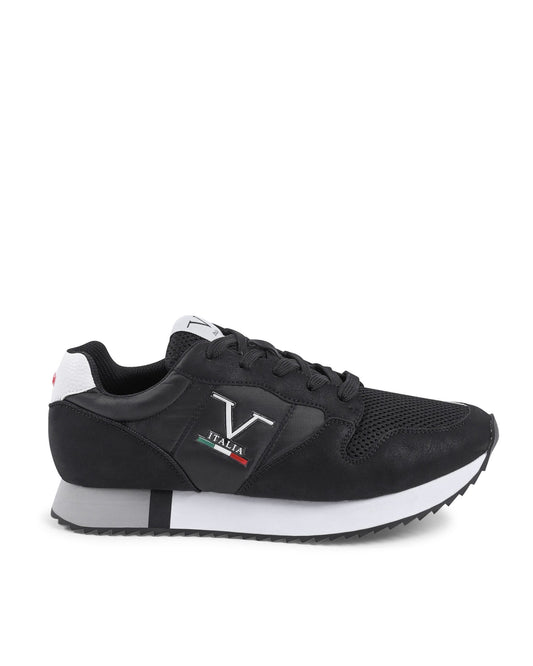 V Italia Men's Black Sneakers - SNK 003 China