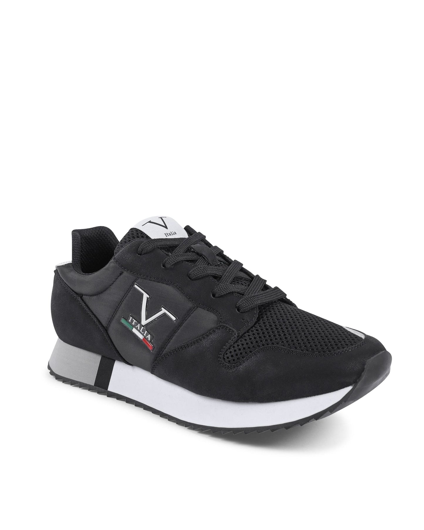 V Italia Men's Black Sneakers - SNK 003 China