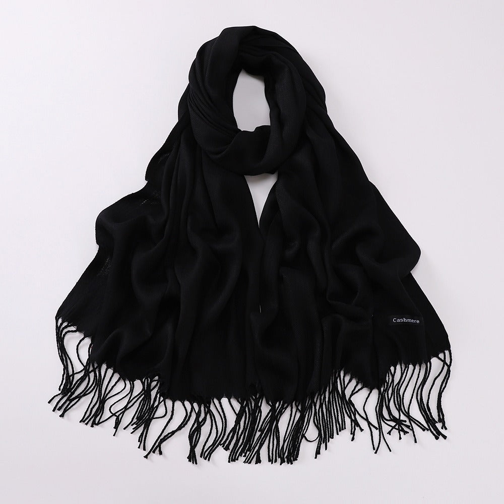 Women's Soft Cashmere-Feel Long Scarf