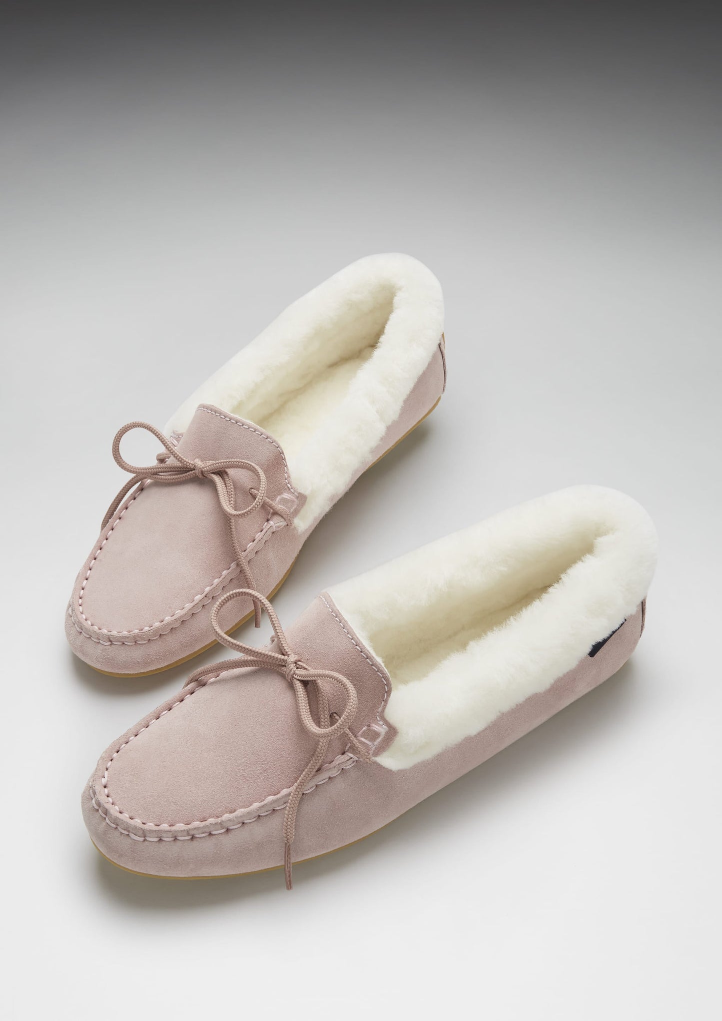Women's Ice Pink Suede Sheepskin Slippers