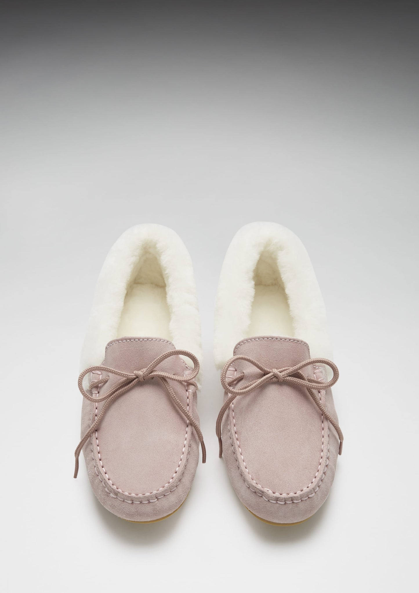Women's Ice Pink Suede Sheepskin Slippers