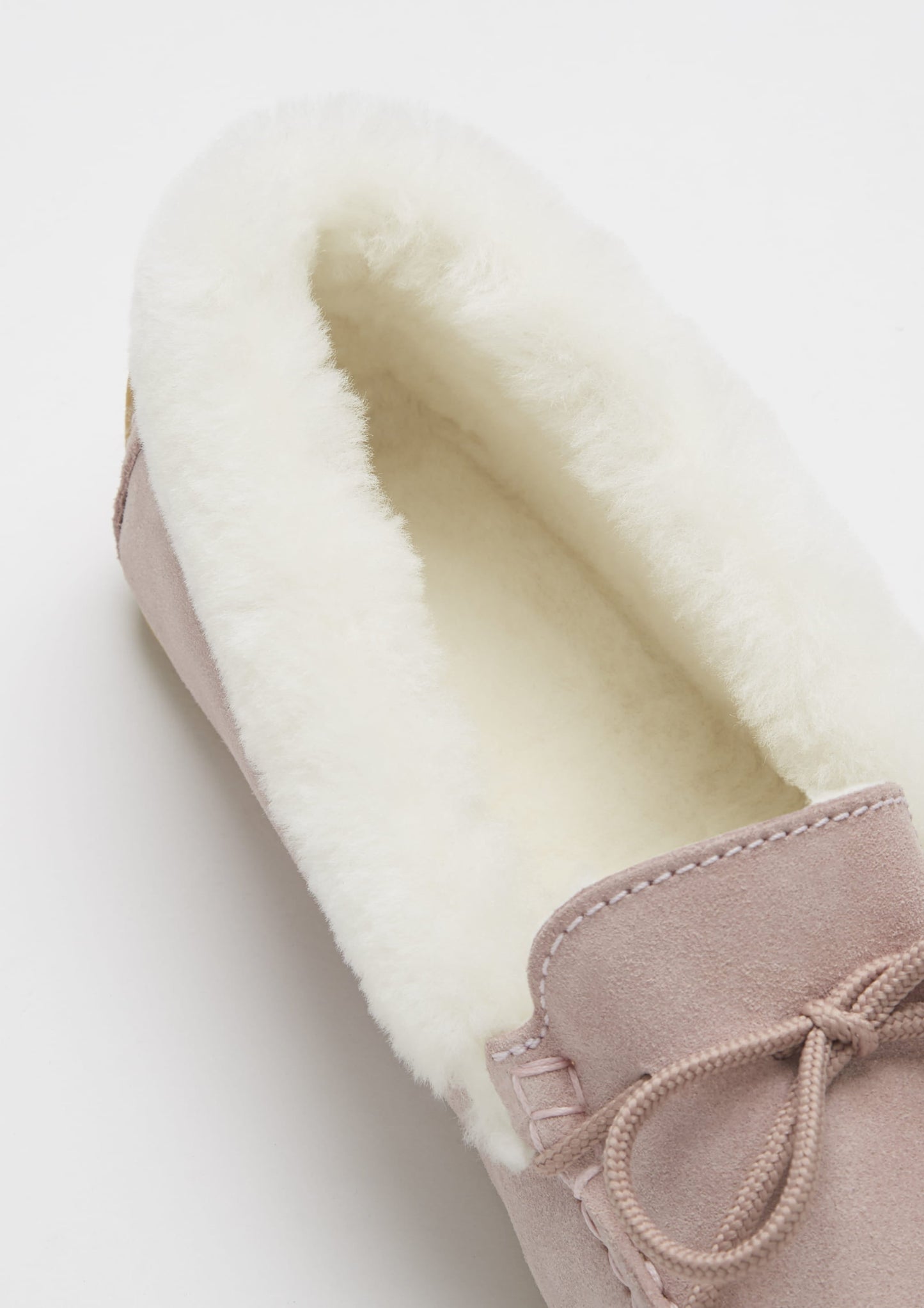 Women's Ice Pink Suede Sheepskin Slippers