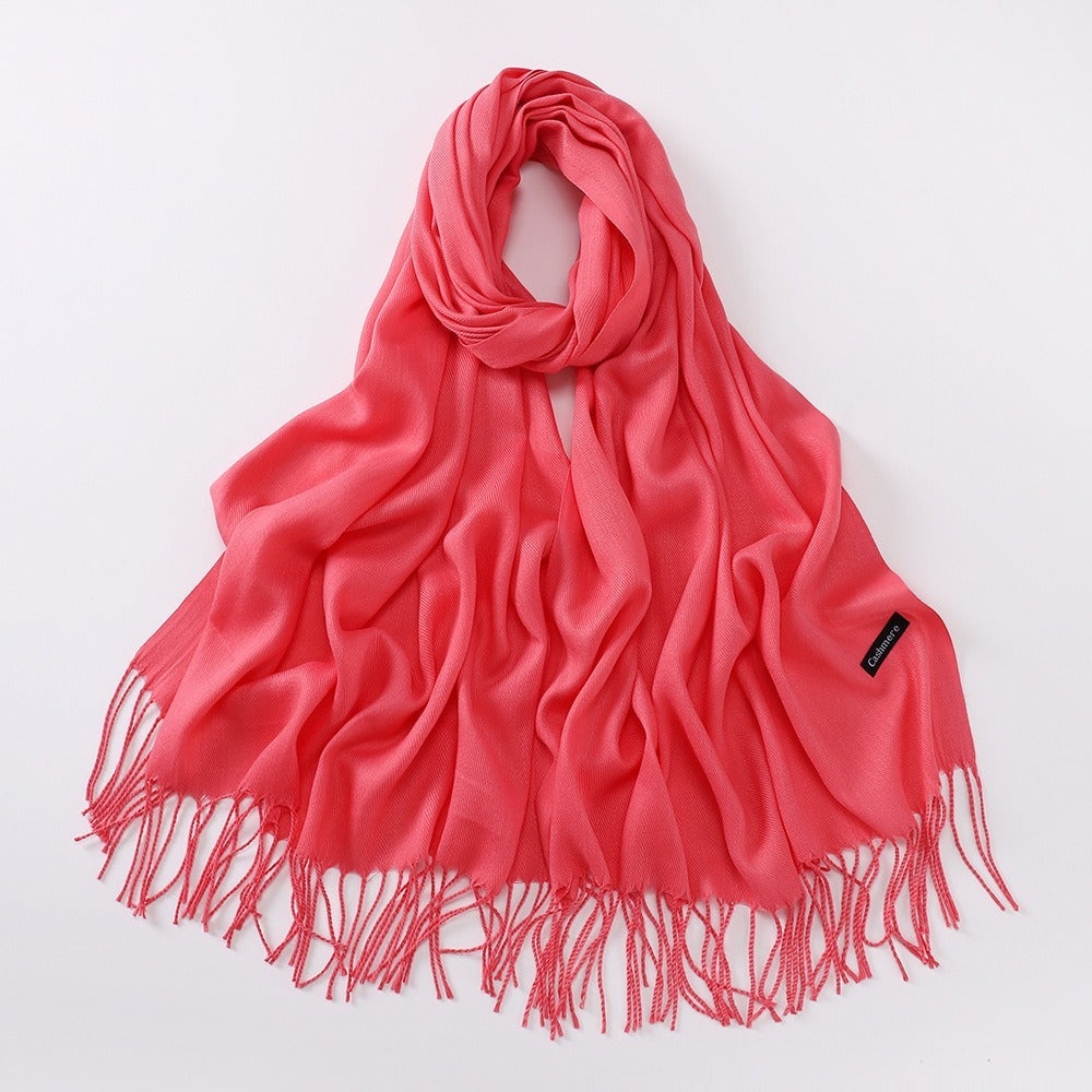 Women's Soft Cashmere-Feel Long Scarf