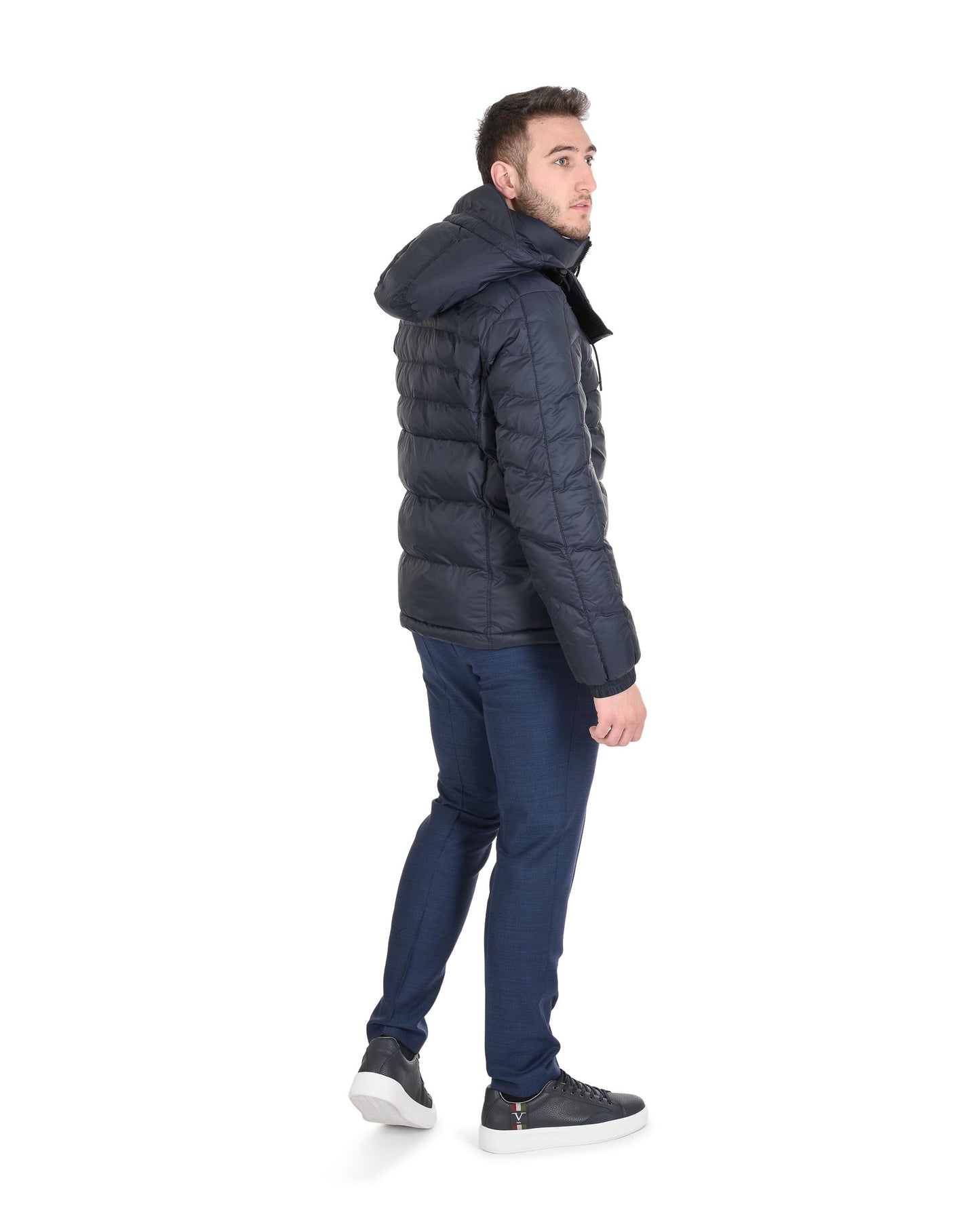 Hugo Boss Men's Dark Blue Polyamide Jacket - Premium
