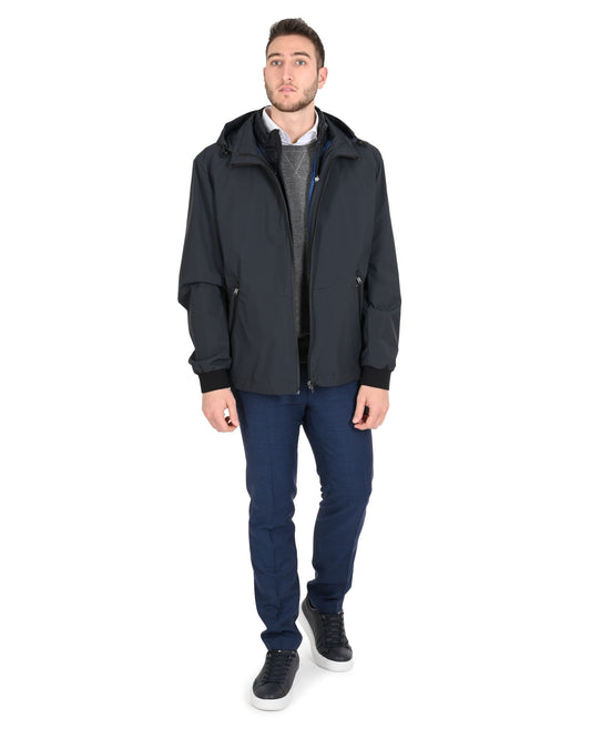 Hugo Boss Men's Dark Blue Jacket - Premium Style