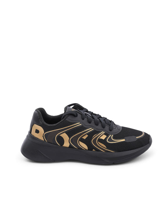 Hugo Boss Men's Black Silk Sneakers - 50487560