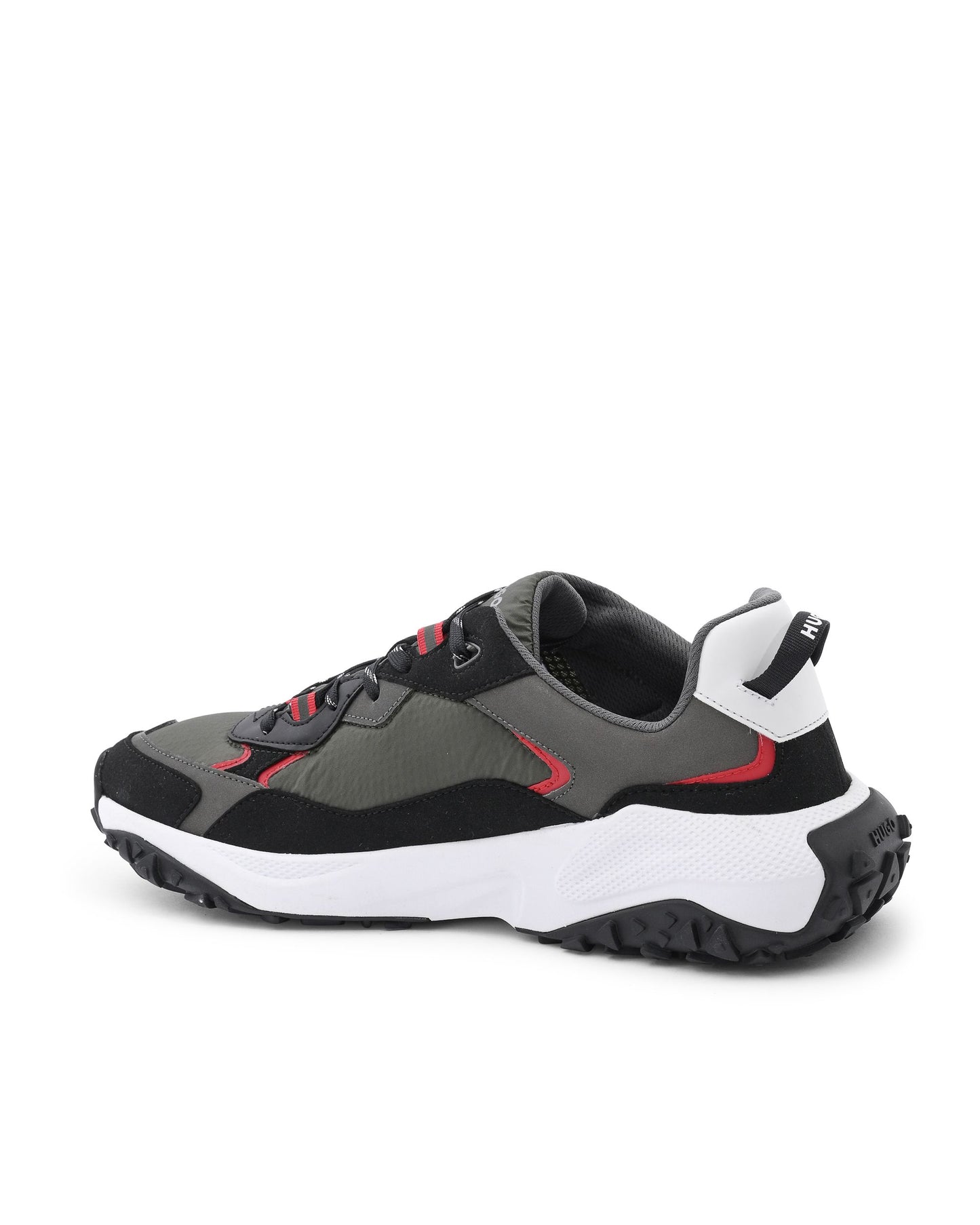 Hugo Boss Men's Green Silk Sneakers - Style 50493048