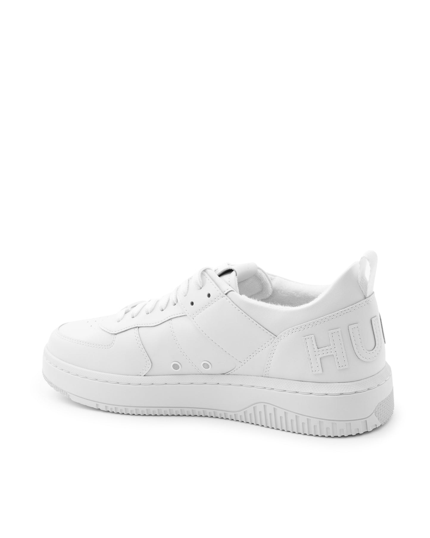 Hugo Boss Men's White Calfskin Sneakers - 50480405