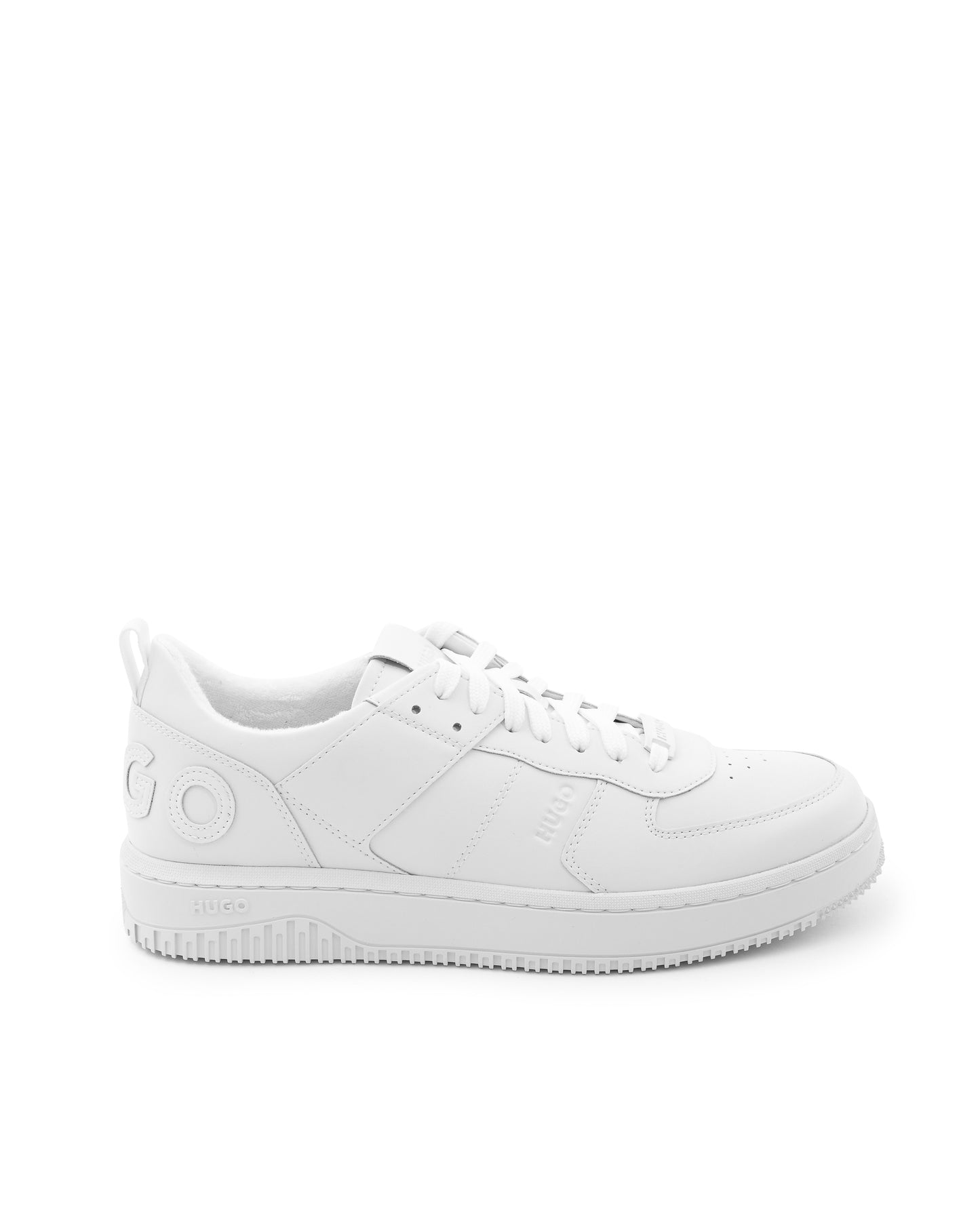 Hugo Boss Men's White Calfskin Sneakers - 50480405