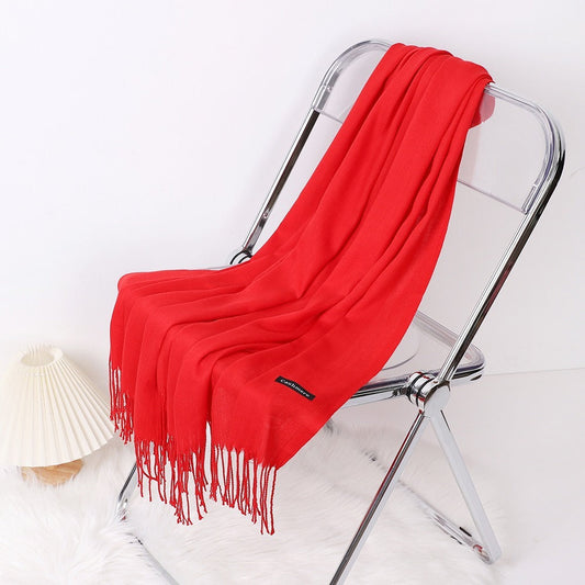 Women's Soft Cashmere-Feel Long Scarf