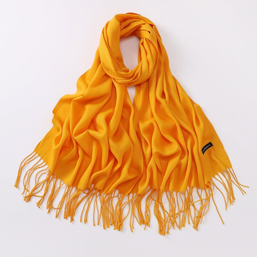 Women's Soft Cashmere-Feel Long Scarf