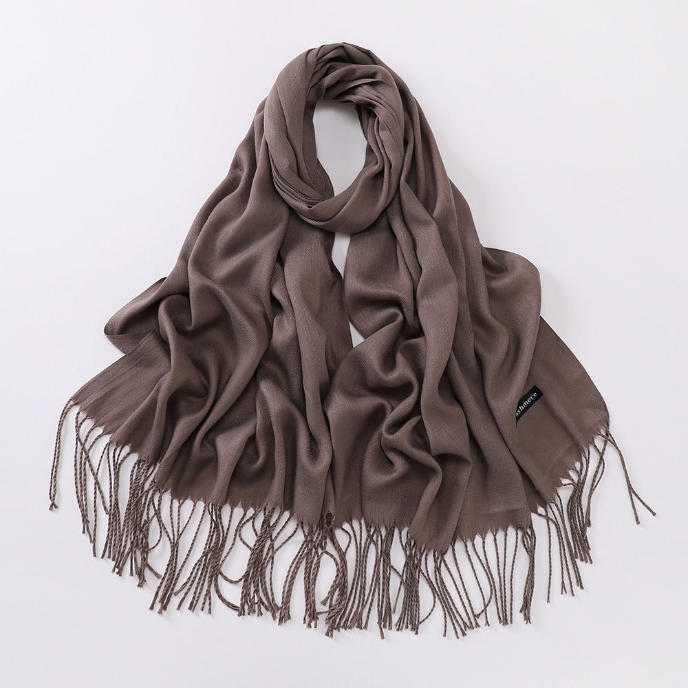 Women's Soft Cashmere-Feel Long Scarf