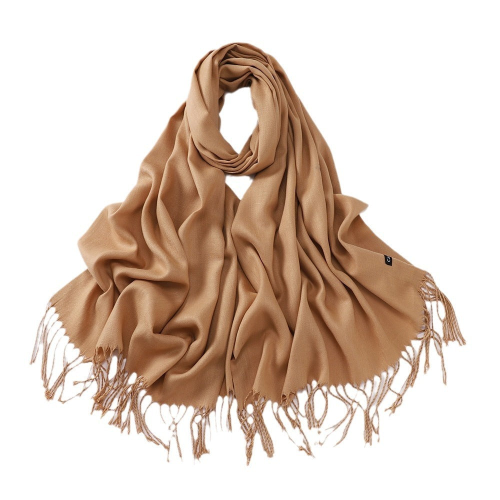 Women's Soft Cashmere-Feel Long Scarf