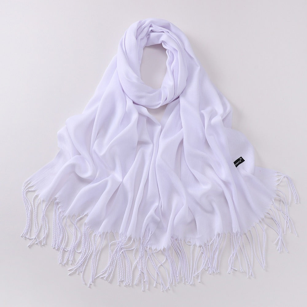 Women's Soft Cashmere-Feel Long Scarf