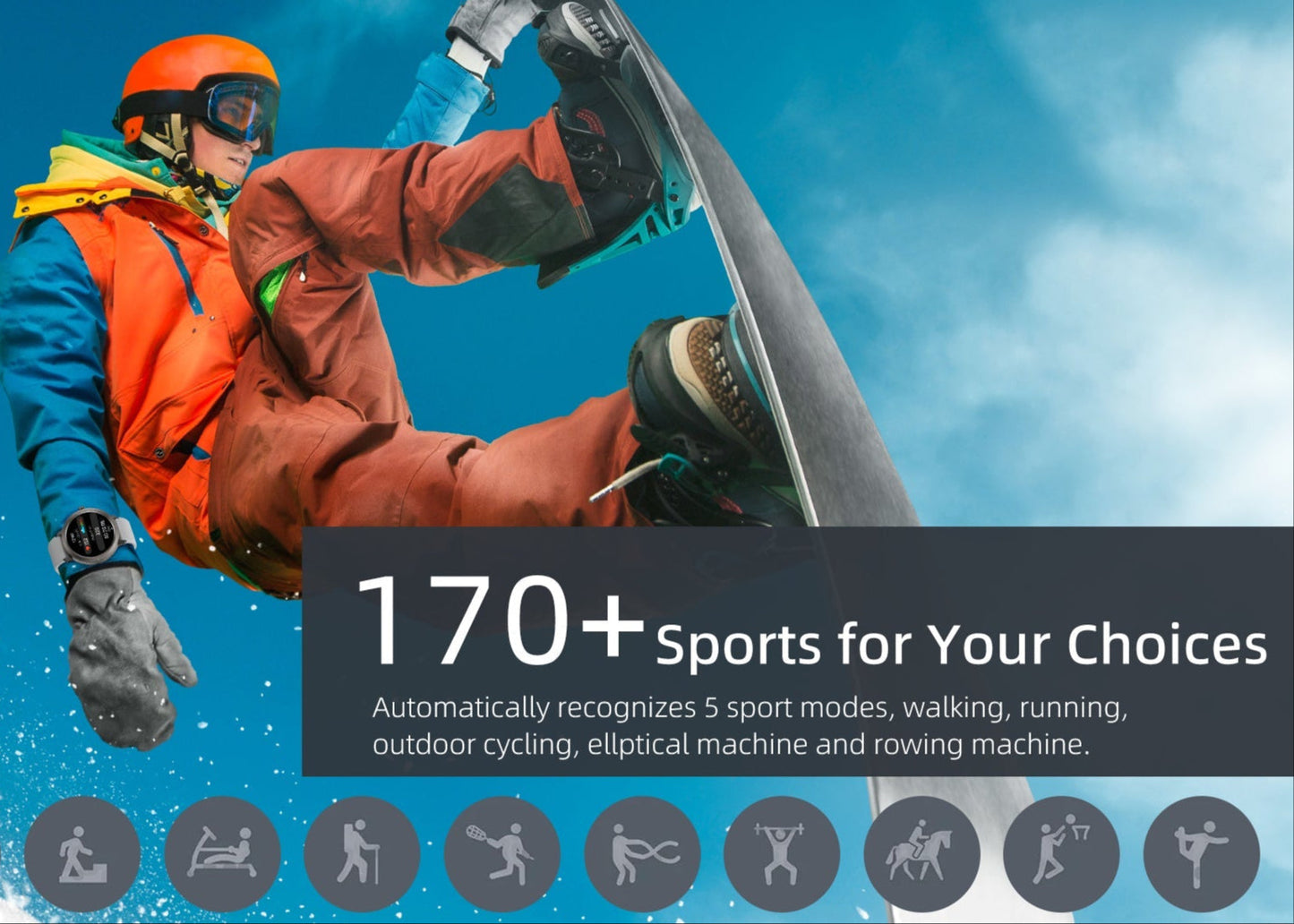 Bardman SmartX Military GPS Watch - 180+ Modes