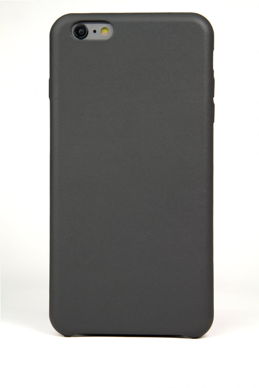 Grey Leather iPhone 6 Plus Case by Hugs & Co