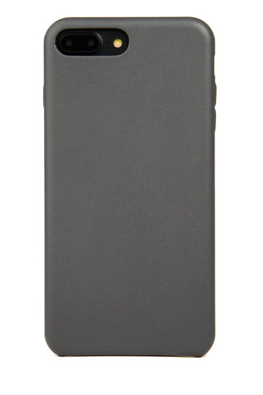Grey Leather iPhone 7/8 Plus Case by Hugs & Co