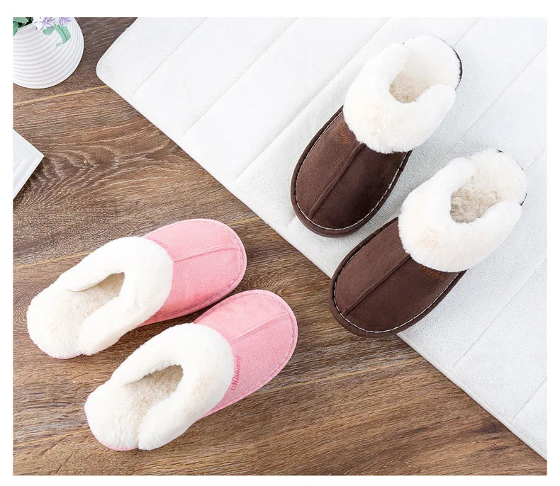 Women's Winter Warm Plush Indoor Slippers