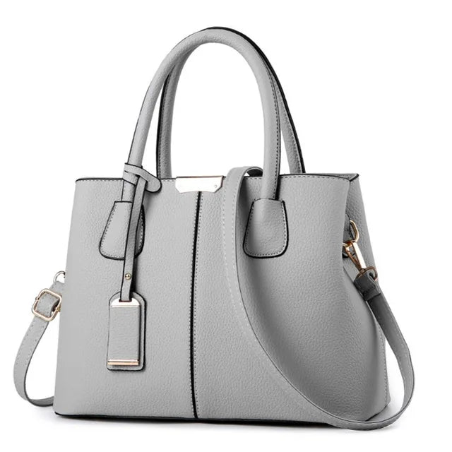 Women's Leather Handbag with Shoulder Strap